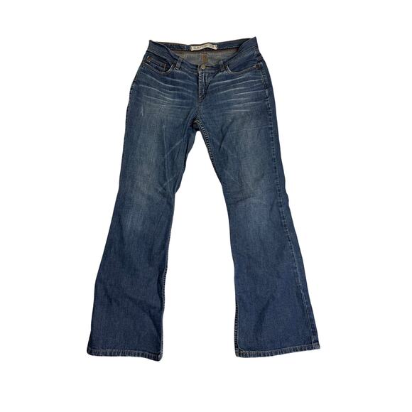 Vintage y2K 2000s Express Jeans 5/6 Hipster Flare 100% Cotton - Picture 1 of 6